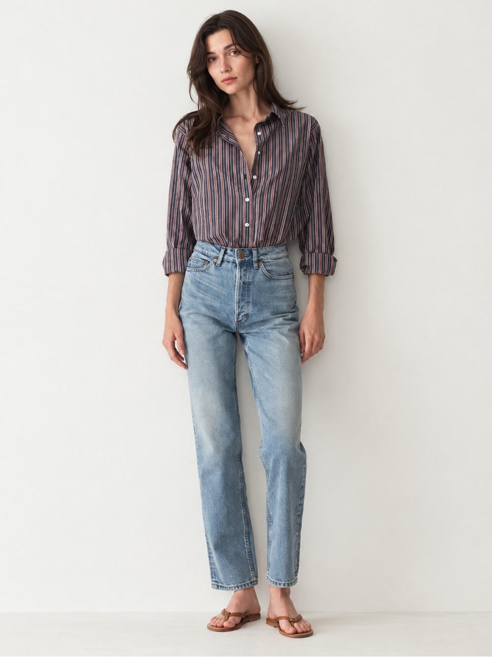 DÔEN Remis Top in San Marino Stripe | L